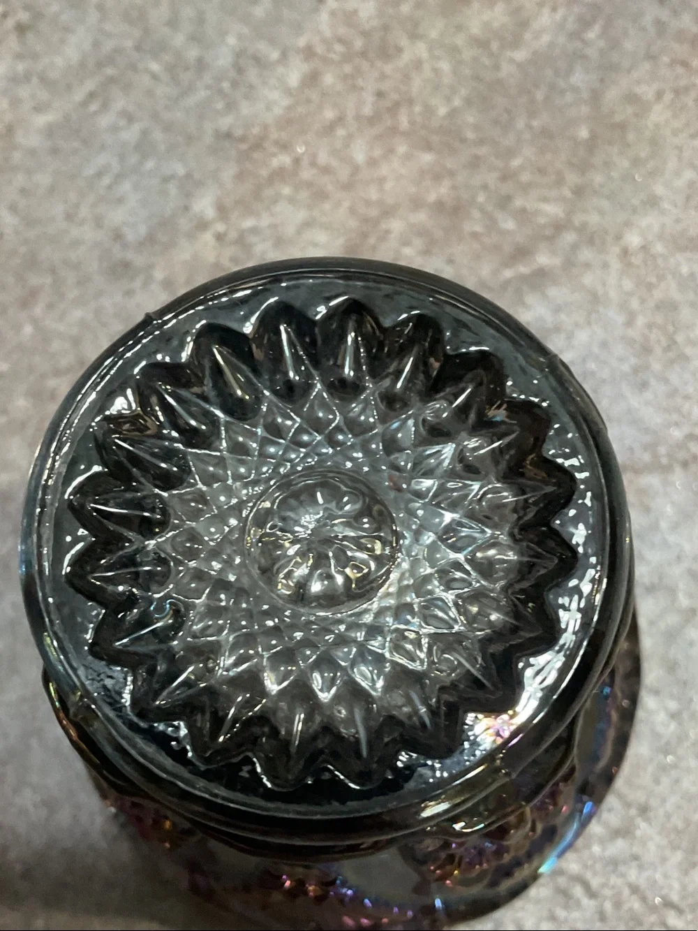 Imperial Glass iridescent glass
